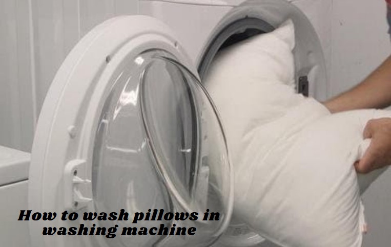 Place The Pillow Inside The Washing Machine